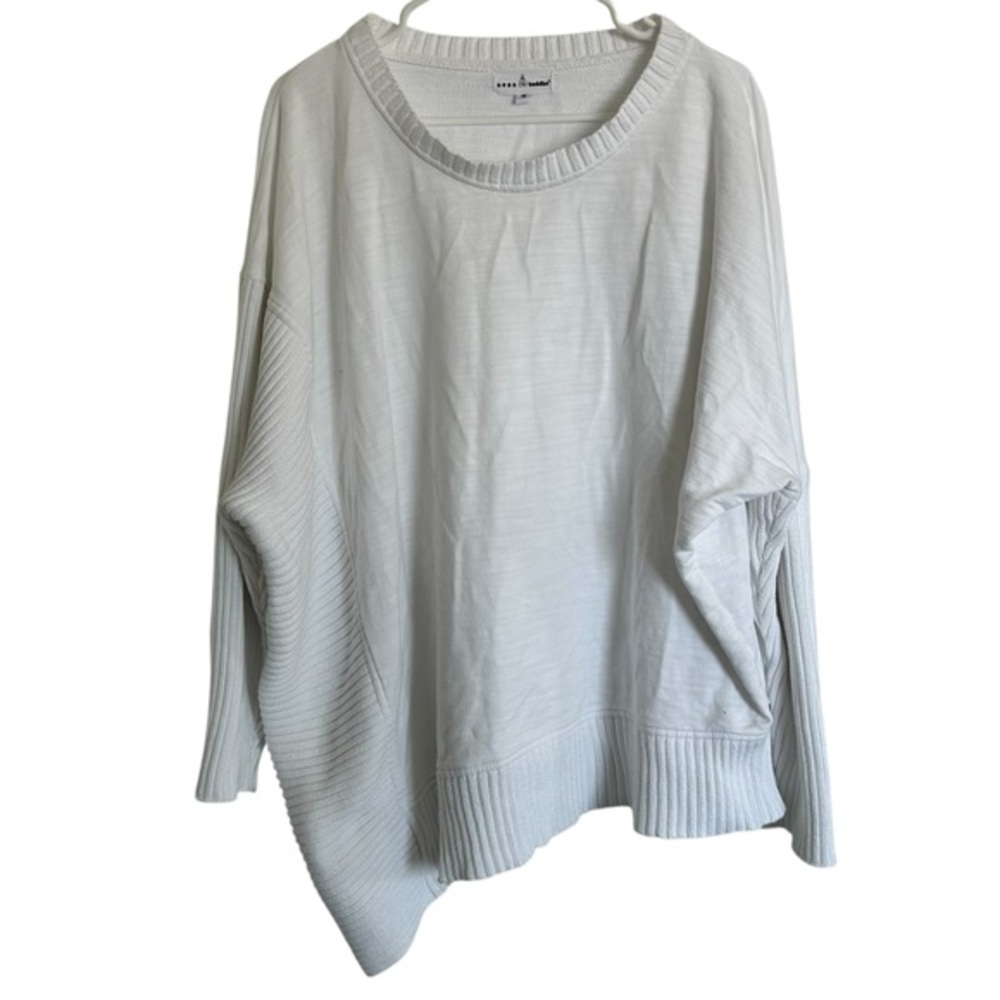 Neon Buddha White Crew Neck Sweater
